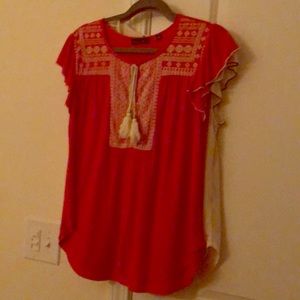 2 small sleeveless tops. Very soft cotton and cute